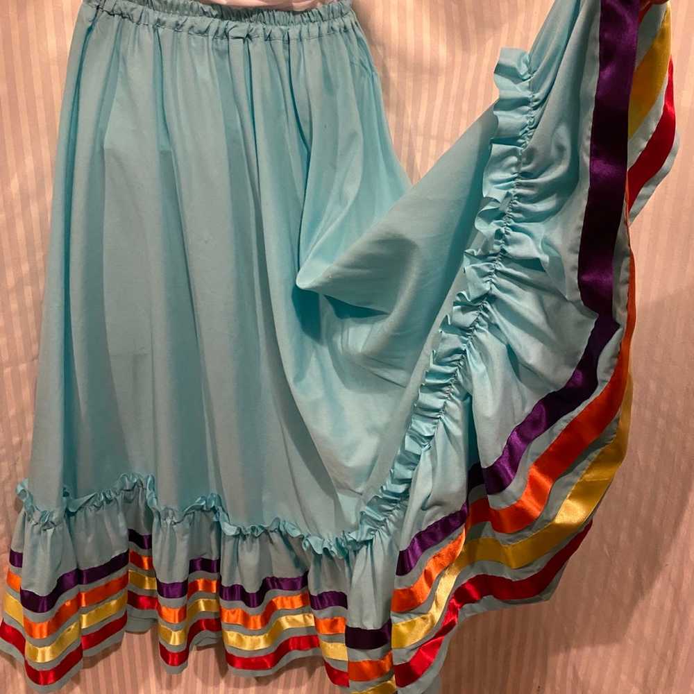 Mexican Folkloric Dress Women’s Size Small - image 3