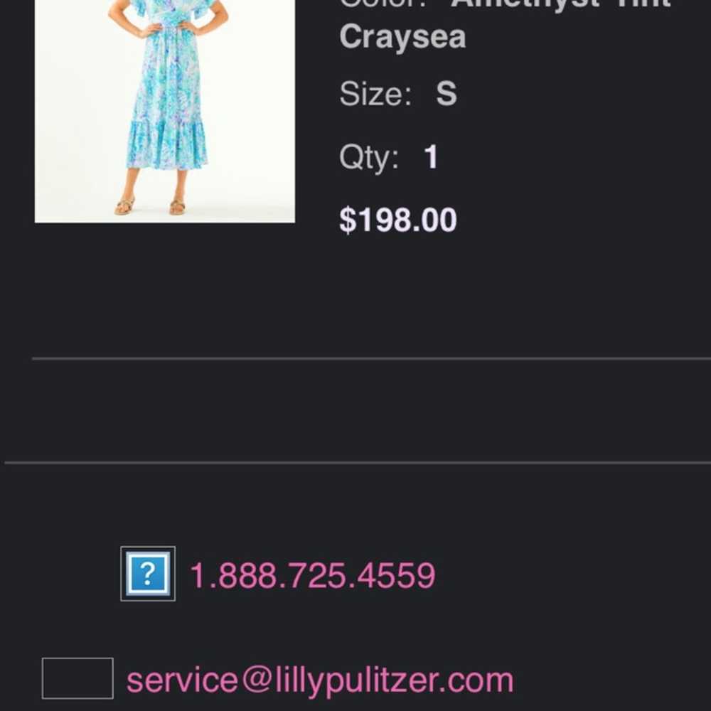 Lilly pulitzer Jessi Midi Dress, size small - image 2