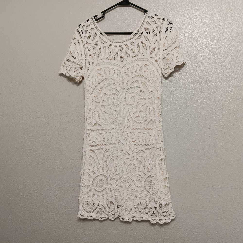 Sea New York Ivory Lace Dress Lined - image 1