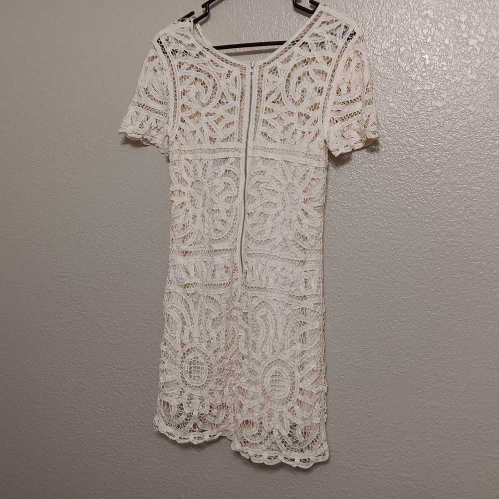 Sea New York Ivory Lace Dress Lined - image 3