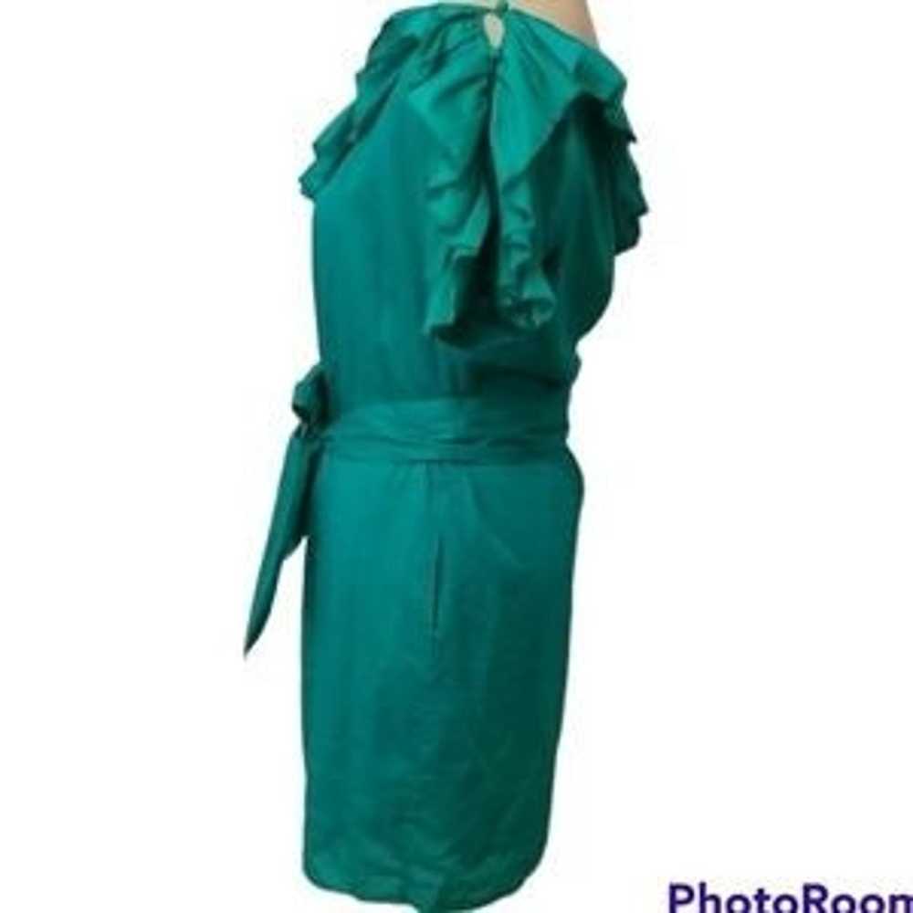 Juicy Couture asymmetrical green mini dress, size… - image 3