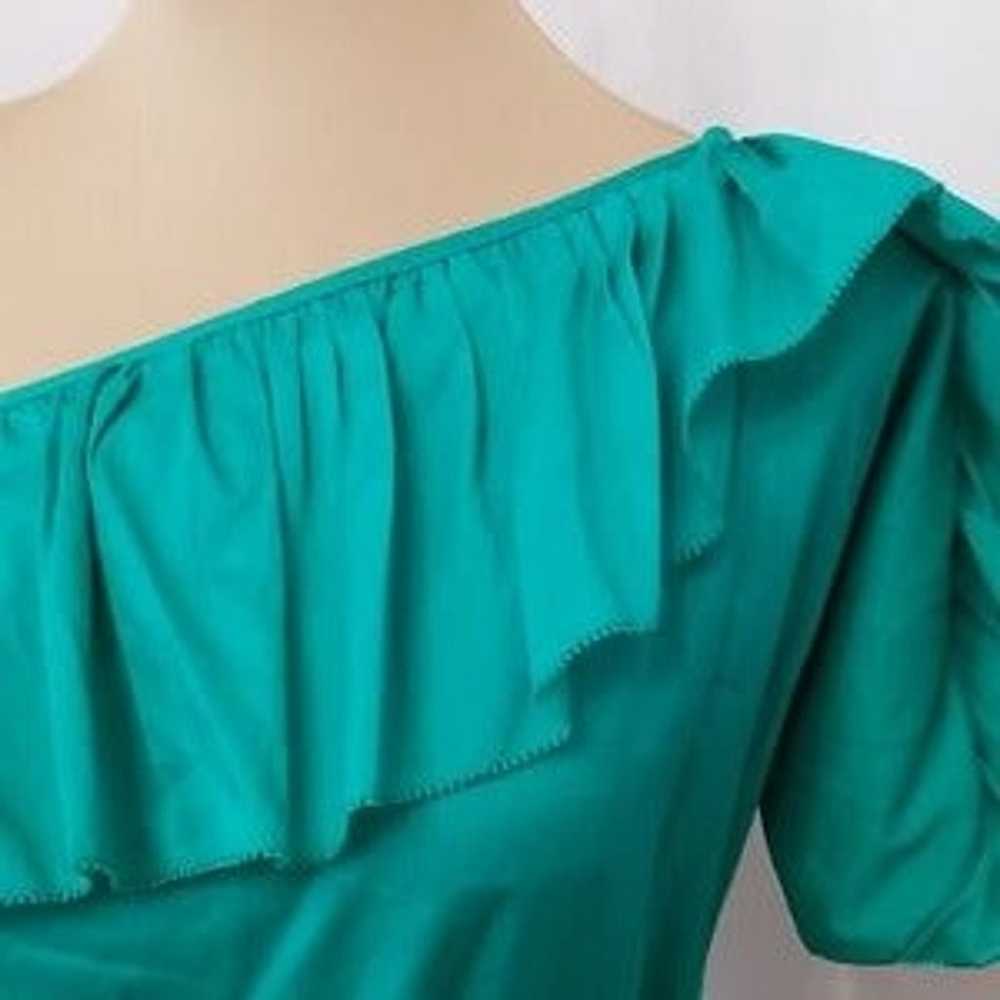 Juicy Couture asymmetrical green mini dress, size… - image 6