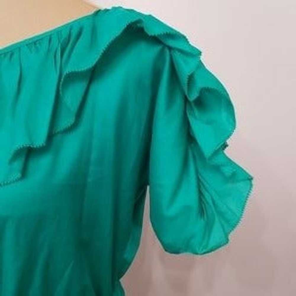 Juicy Couture asymmetrical green mini dress, size… - image 9