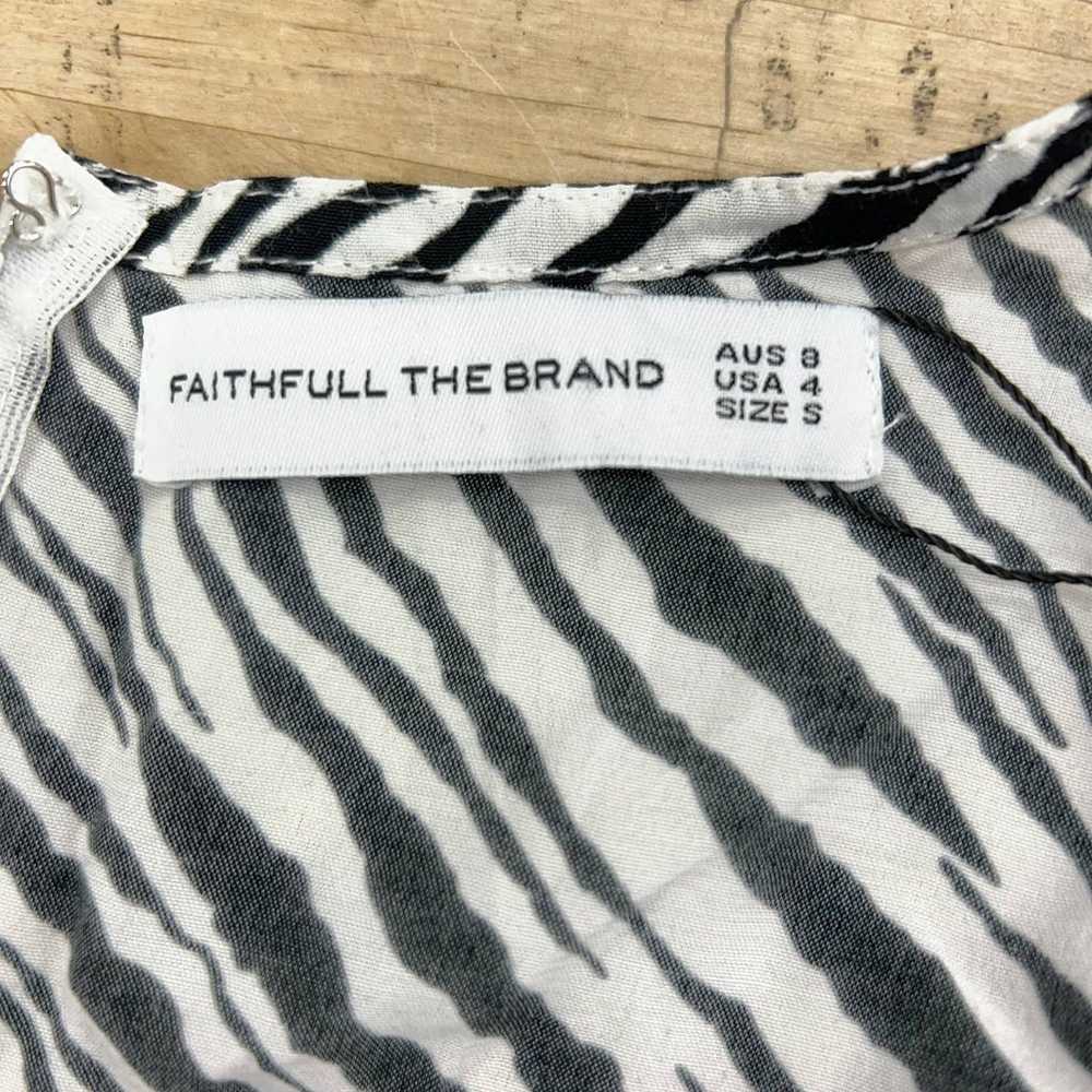 Faithful the Brand Women Size Small 4 Zebra Midi … - image 8