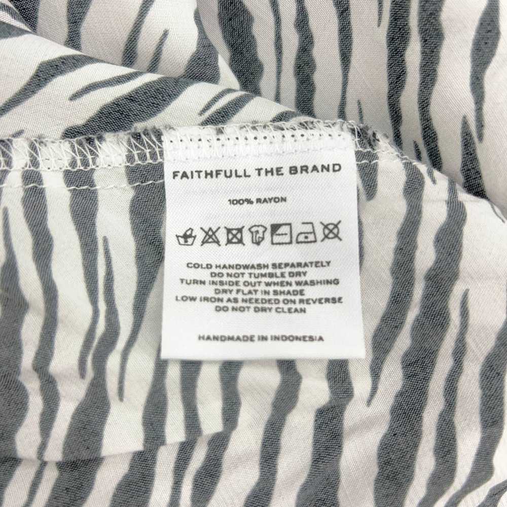 Faithful the Brand Women Size Small 4 Zebra Midi … - image 9