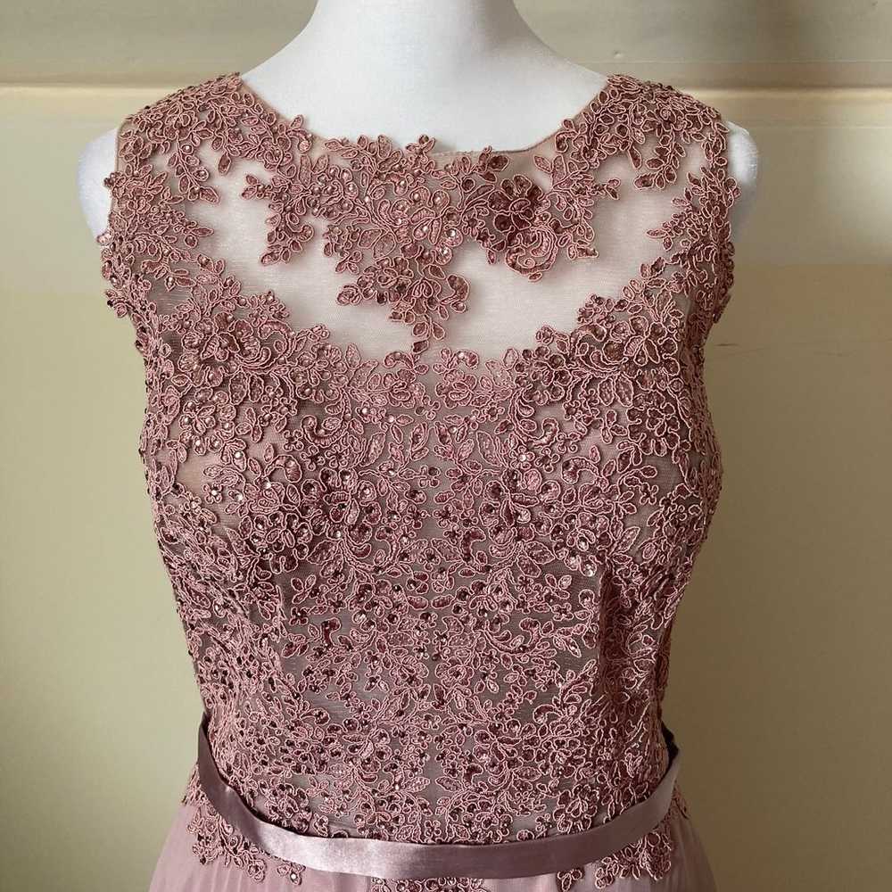 Cindy Collection USA Floral Lace Chiffon Formal P… - image 5