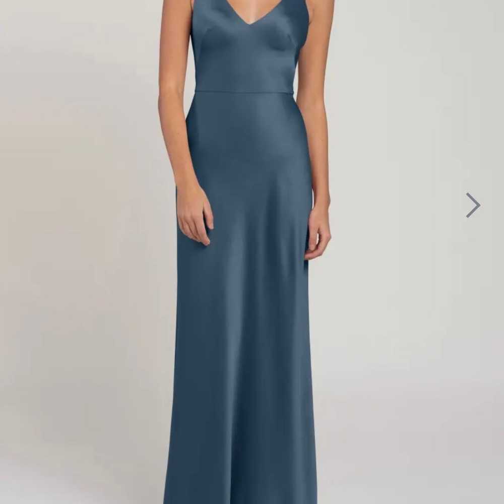 Jenny Yoo Marla Evening Bridesmaid Dress Size 8 E… - image 5