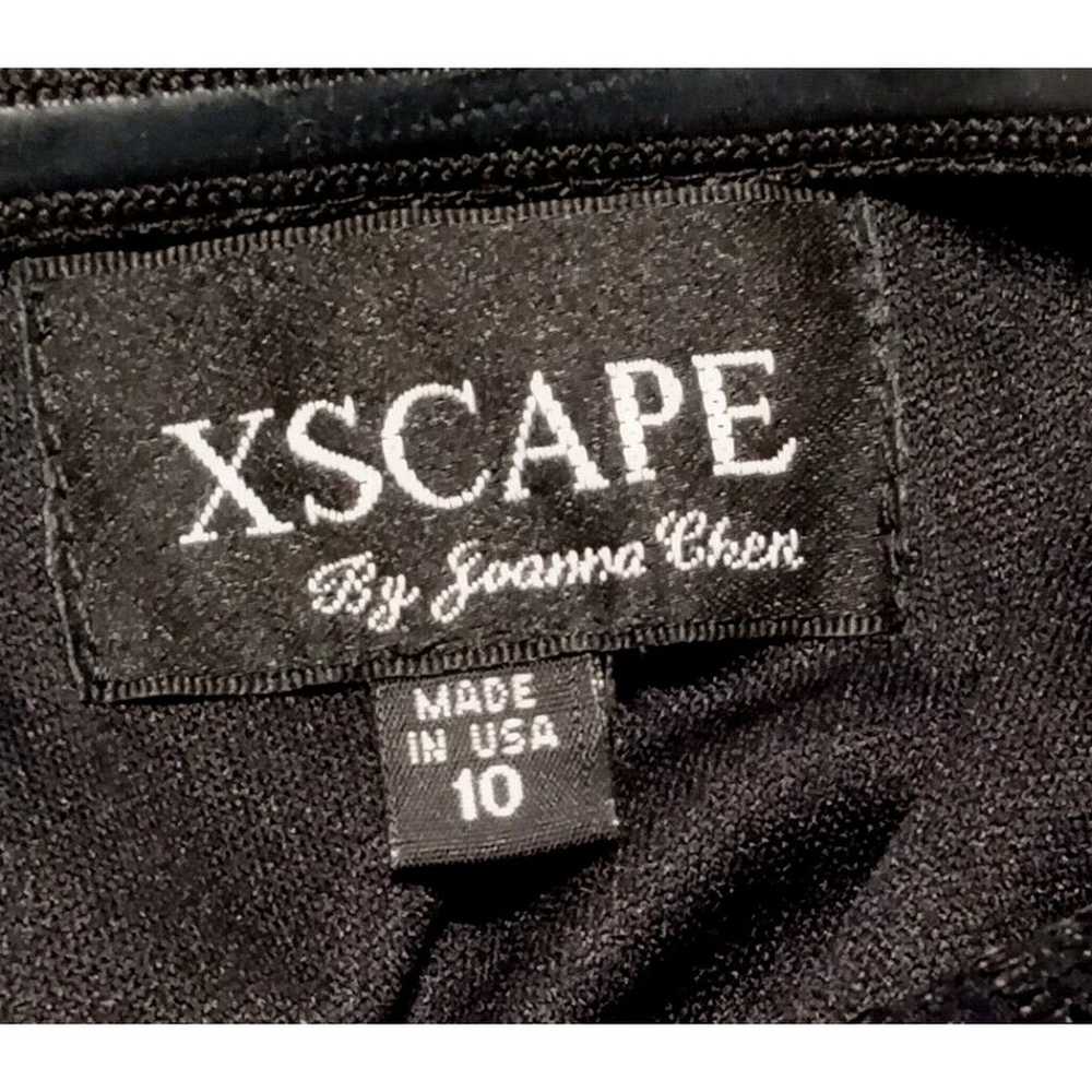 Xscape Joanne Chen Black Sequin Dress Strapless F… - image 11
