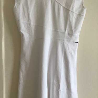 new armani exchange Women’s White Summer Dress Si… - image 1