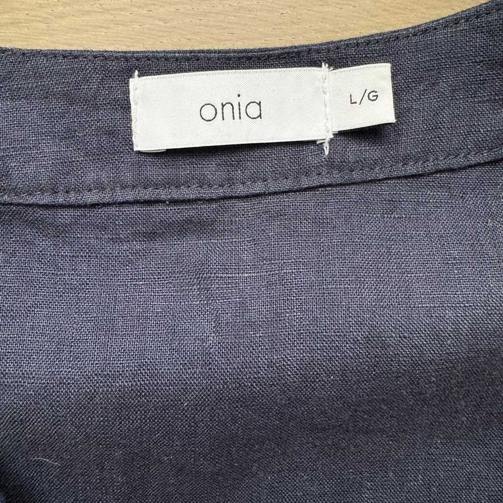 Onia Linen Midi Dress - image 4