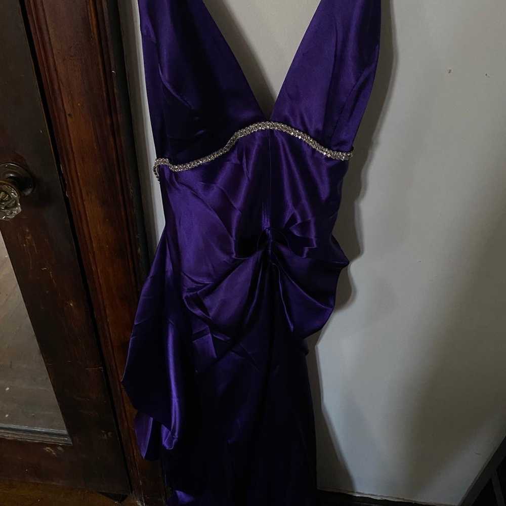 elegant purple gown - image 1