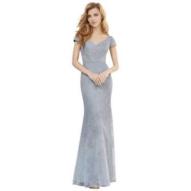 Hayley Paige 5761 Tulle Cap Sleeve Gown