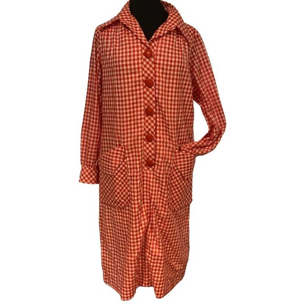 Vintage 1970s gingham dress - image 2