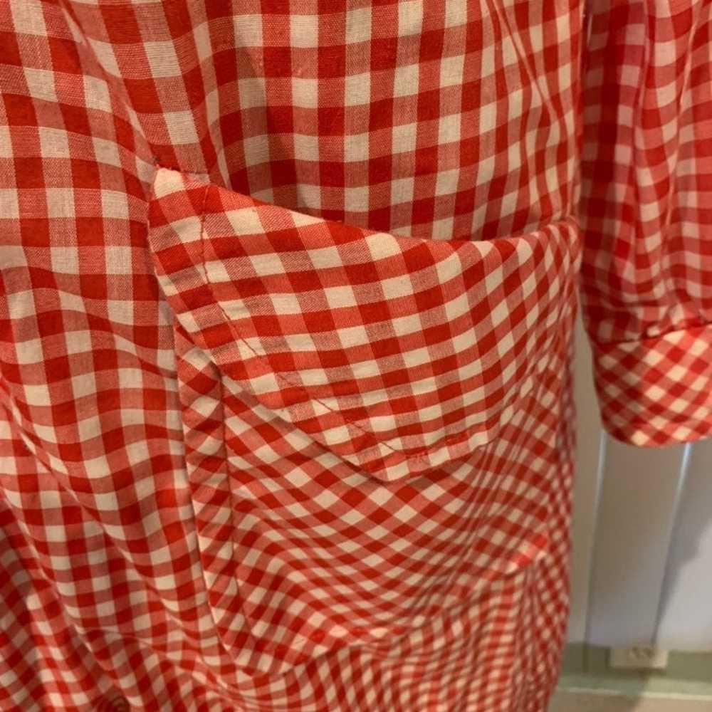 Vintage 1970s gingham dress - image 8