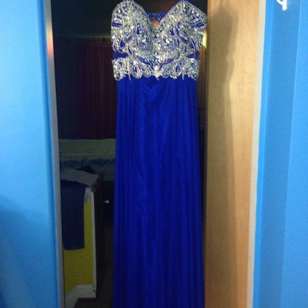 Royal Blue Formal Dress - image 4