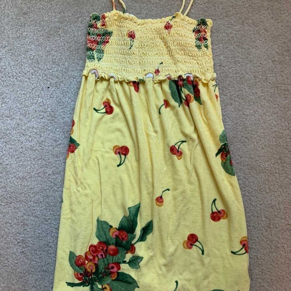 juicy couture yellow cherry dress - image 1