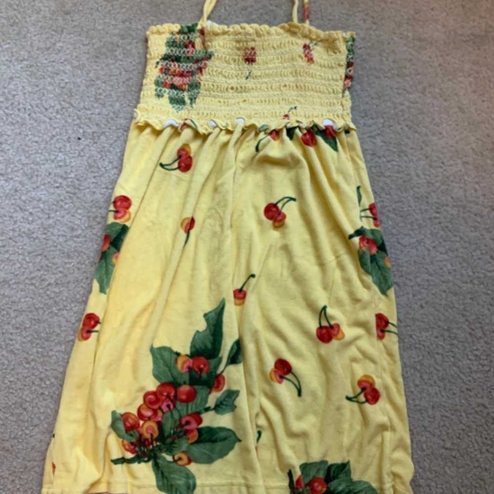 juicy couture yellow cherry dress - image 3