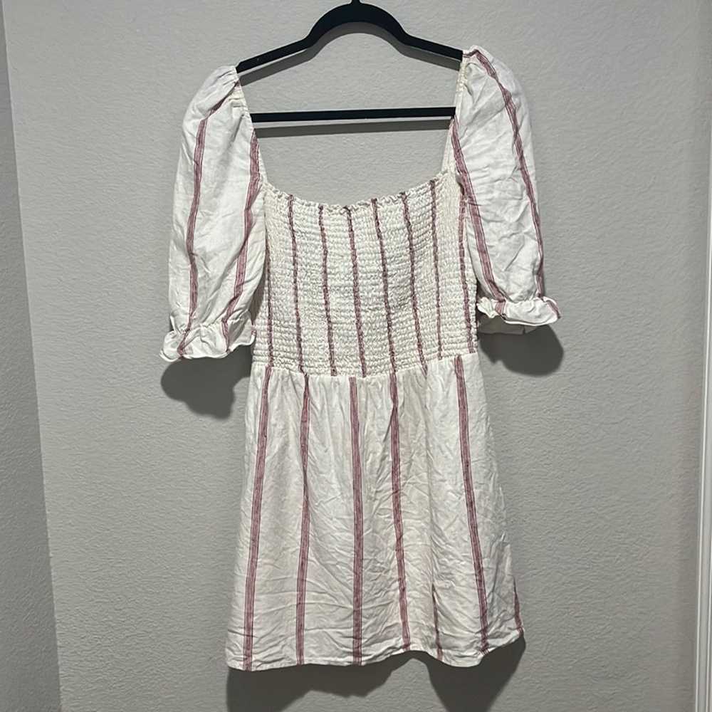 Reformation striped linen dress - image 1