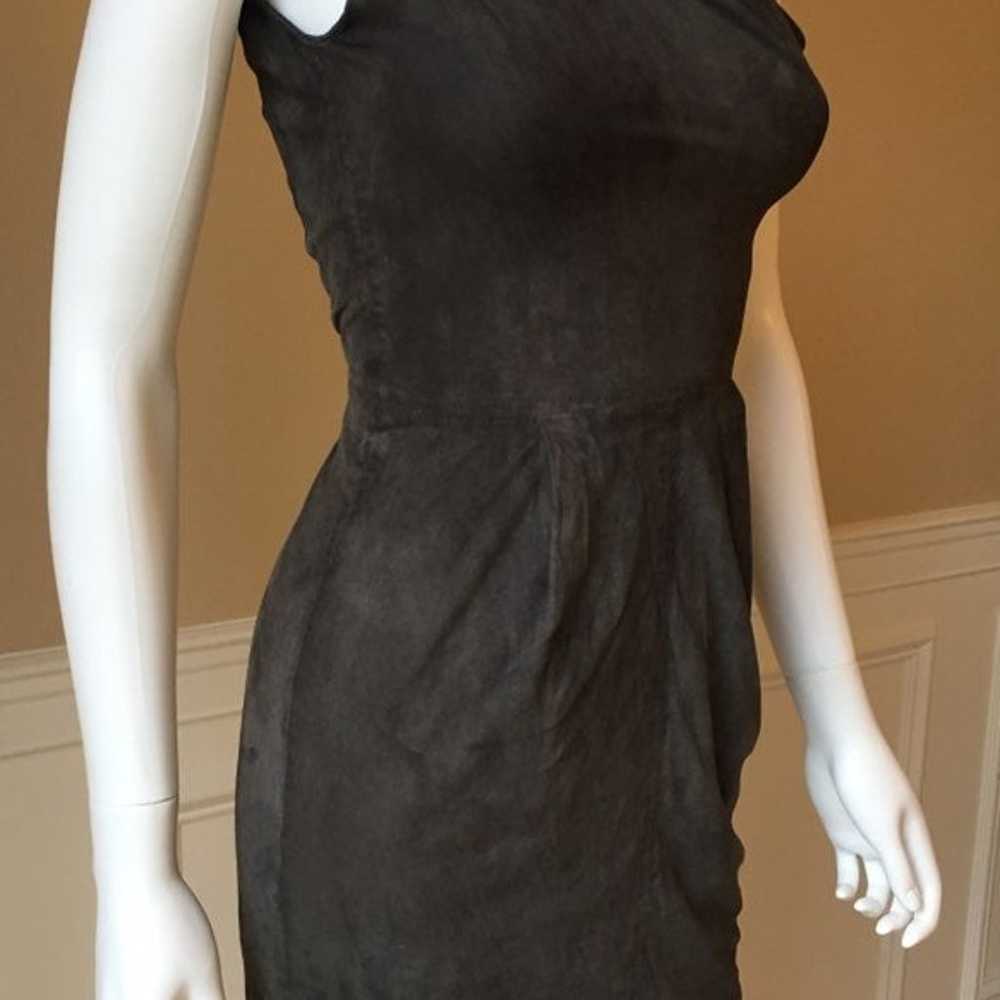 Jimmy Choo Suede Leather Dress Size 2 - image 5