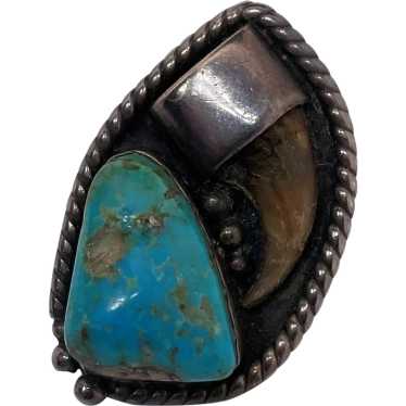 Natural Turquoise Native American Indian Handmade… - image 1