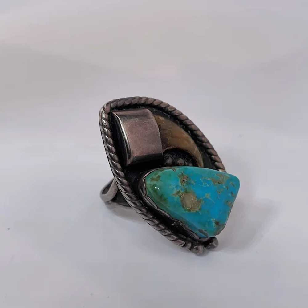 Natural Turquoise Native American Indian Handmade… - image 3