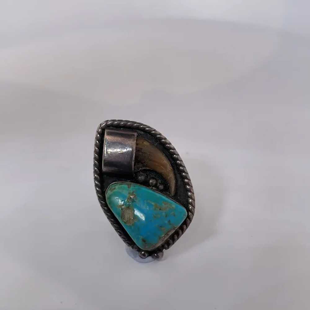 Natural Turquoise Native American Indian Handmade… - image 5