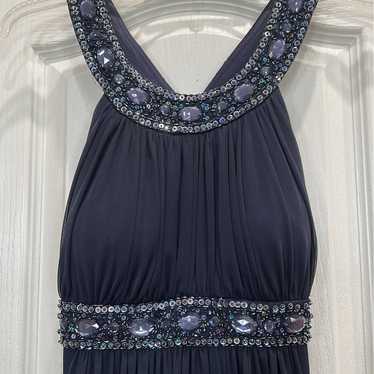 Beautiful, formal, navy blue gown