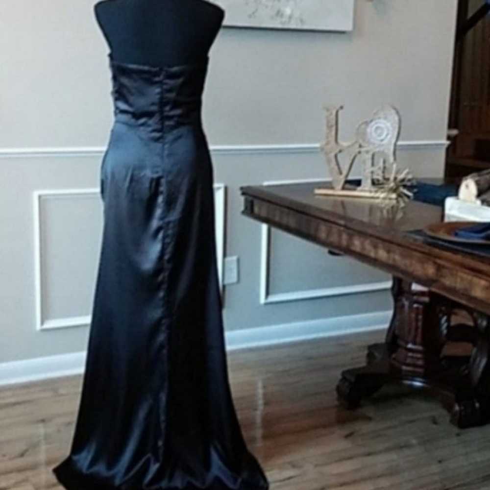 Cinderella Design Black Satin Floor-length Gown. … - image 6