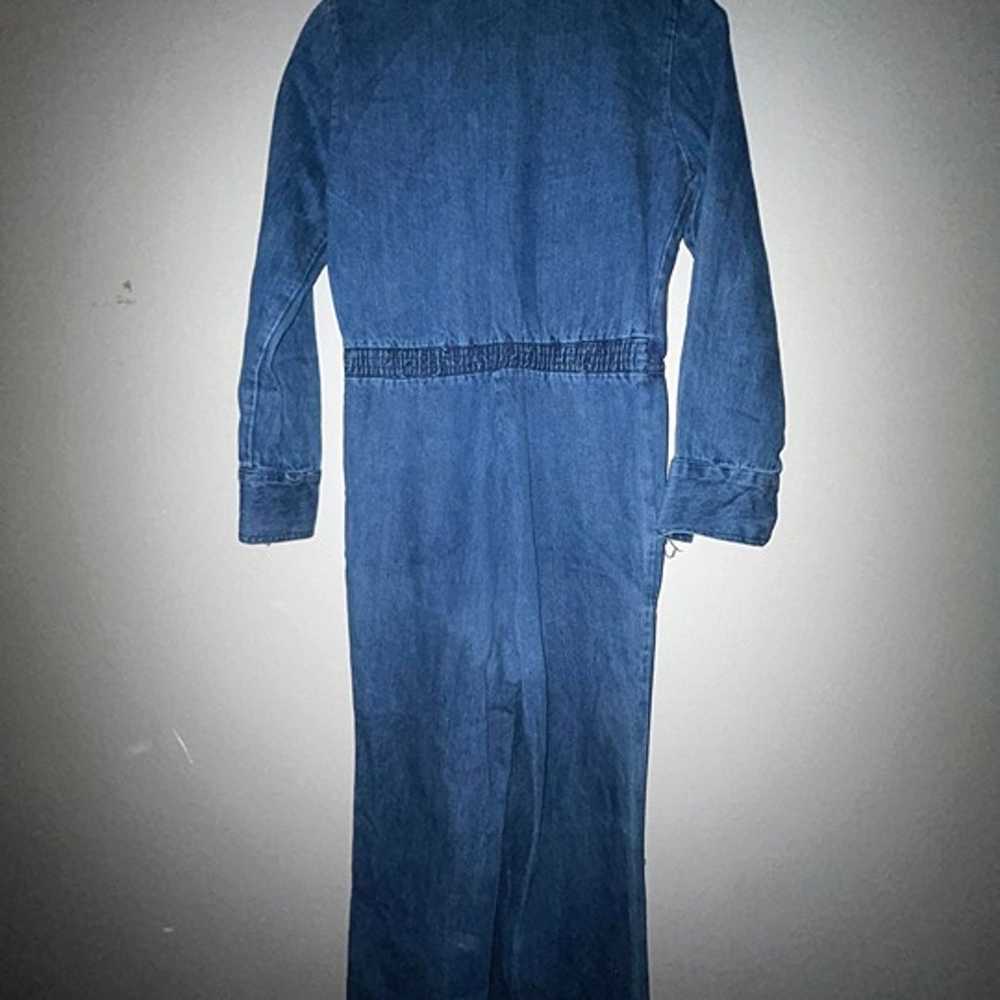 Vintage Spiegel Denim Jumpsuit - Size 7/8 - image 8