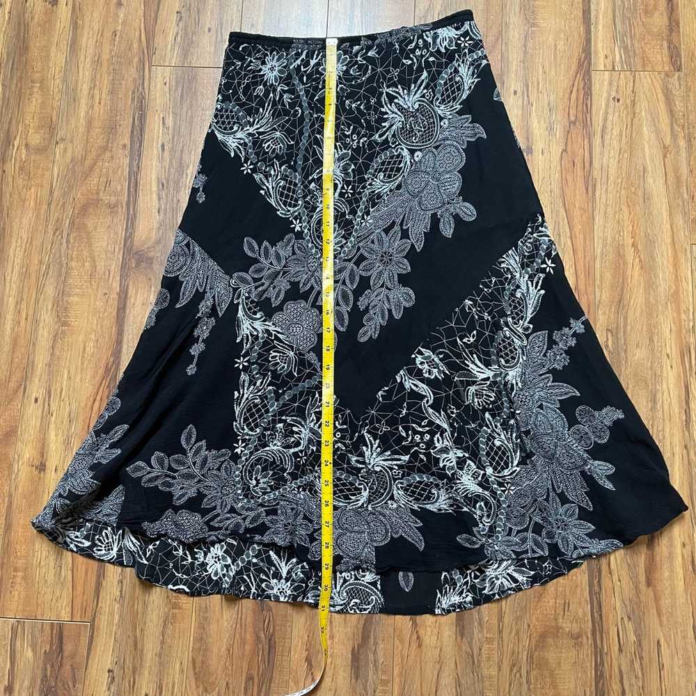 Citron Santa Monica Artsy Silk Blend Skirt & Blou… - image 7