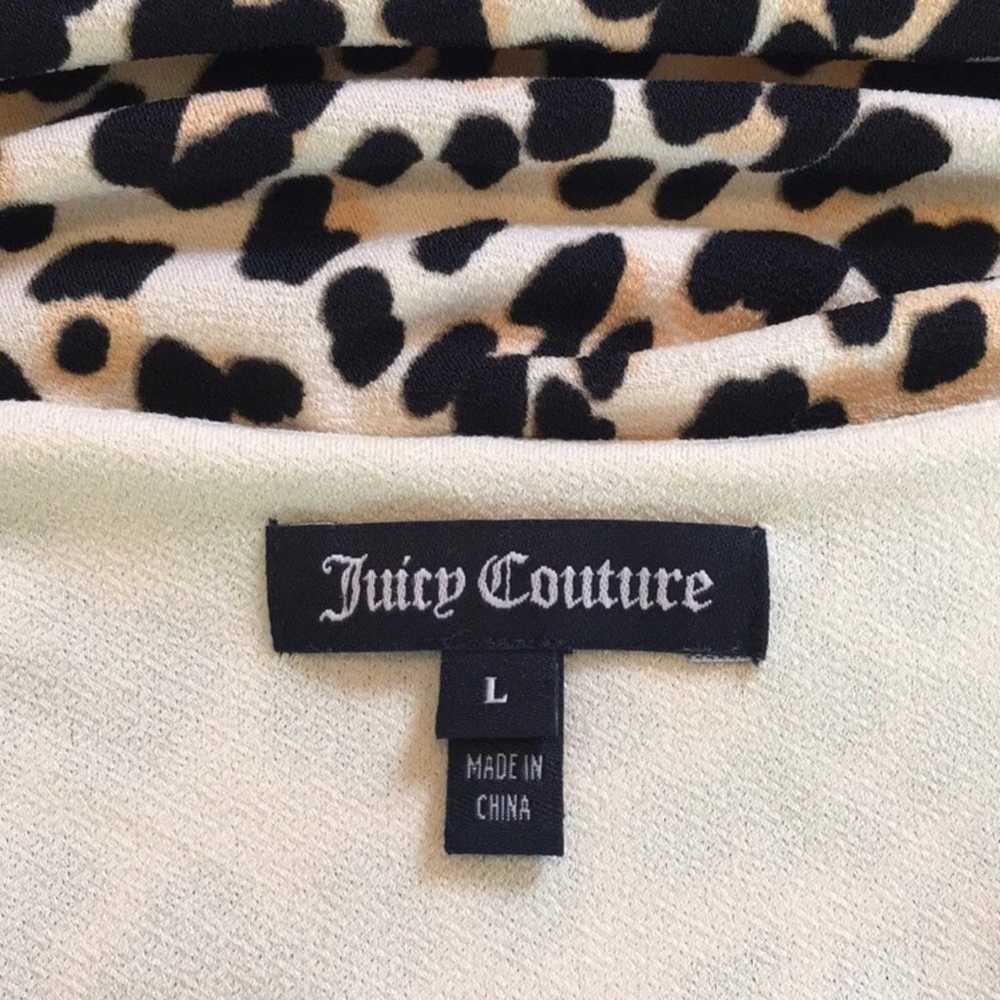 JUICY COUTURE | Crepe Stretch Leopard Print Bodyc… - image 10