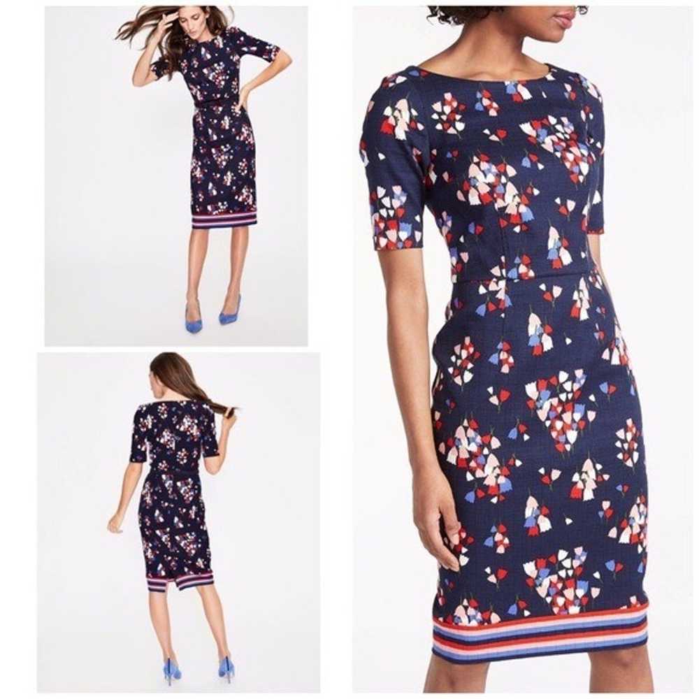 Boden Fleur Fitted Dress - image 1