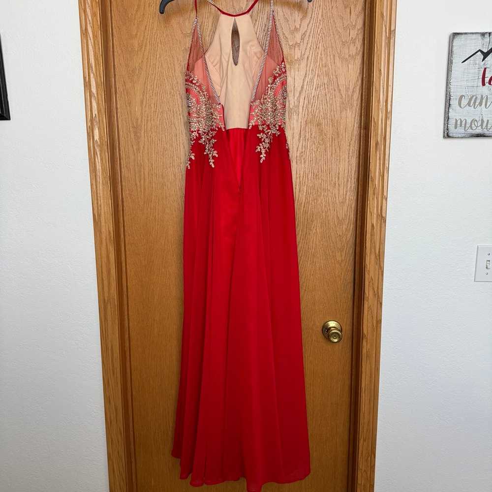 PromGirl Dave & Johnny Red Prom Dress - image 2