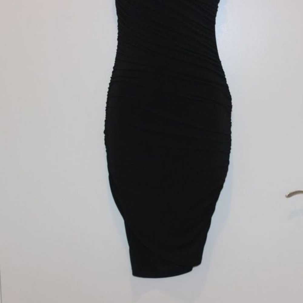 Alice + Olivia One Shoulder Black Mini Dress Wome… - image 4