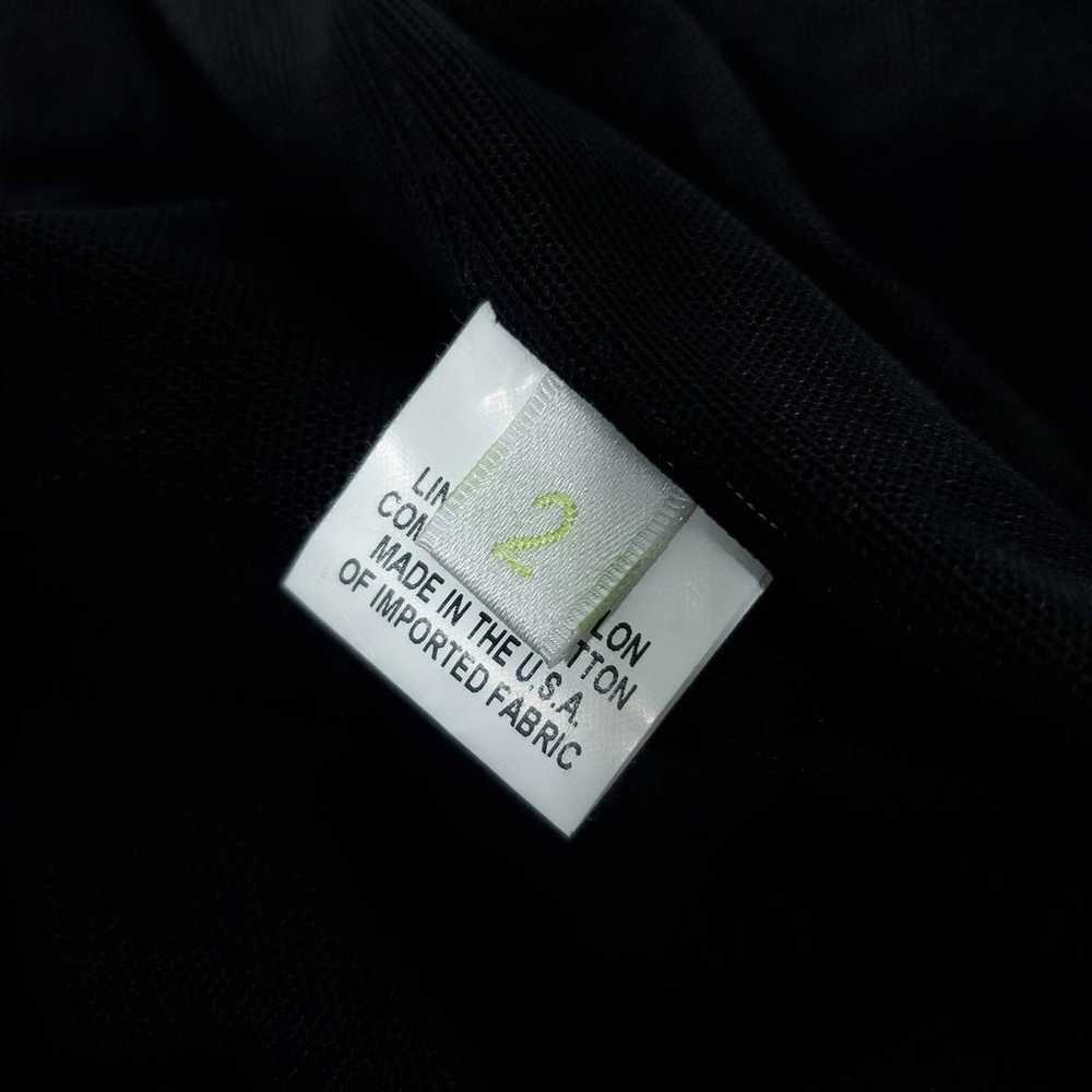 Charles Chang Lima Dress 2 Black Short Sleeves Zi… - image 11