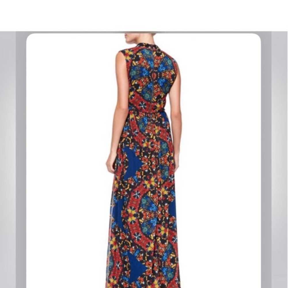 Alice + Olivia floral button front maxi dress siz… - image 11