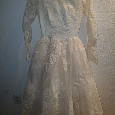 1940s wedding gown - image 1