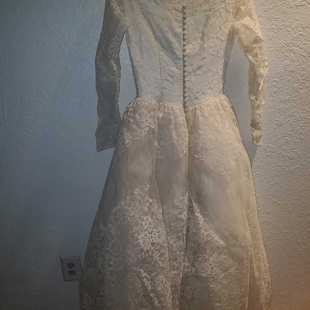 1940s wedding gown - image 2