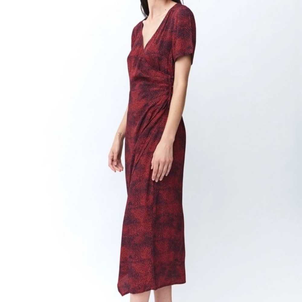 Third Form The Hunted Wrap Maxi Dress in Cherry - image 3