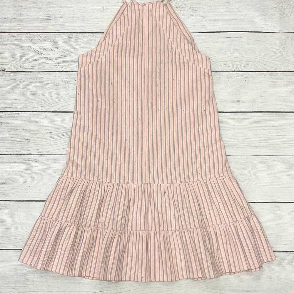 Rebecca Taylor Pink Striped Flare Dress - image 2