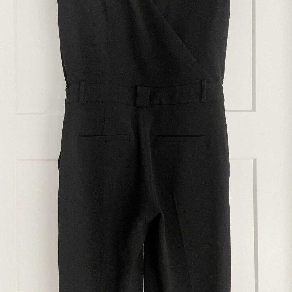 Sezane Maiva Jumpsuit Black Lace V Neck Short Sle… - image 6