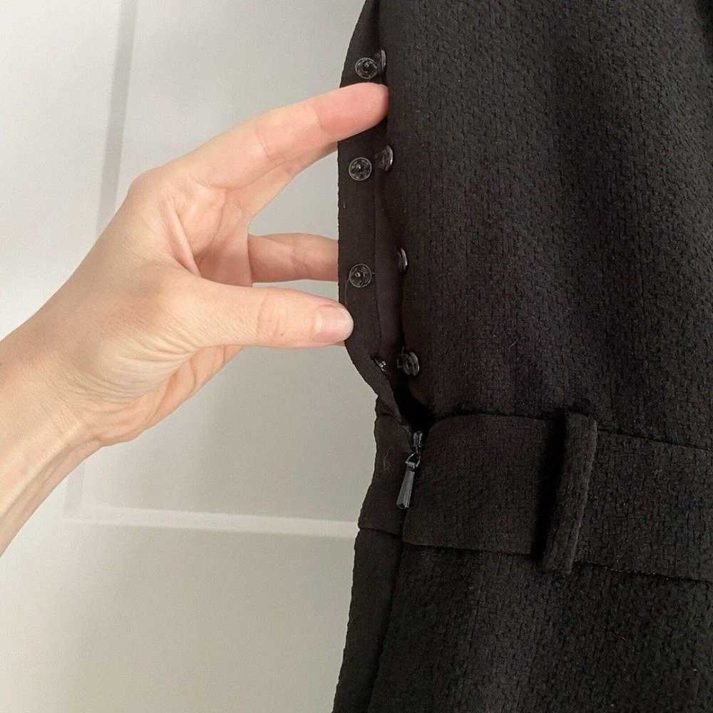 Sezane Maiva Jumpsuit Black Lace V Neck Short Sle… - image 7