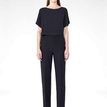 REISS PERLA Off Shoulder Pleated Asymmetrical Tailored JUMPSUIT 4