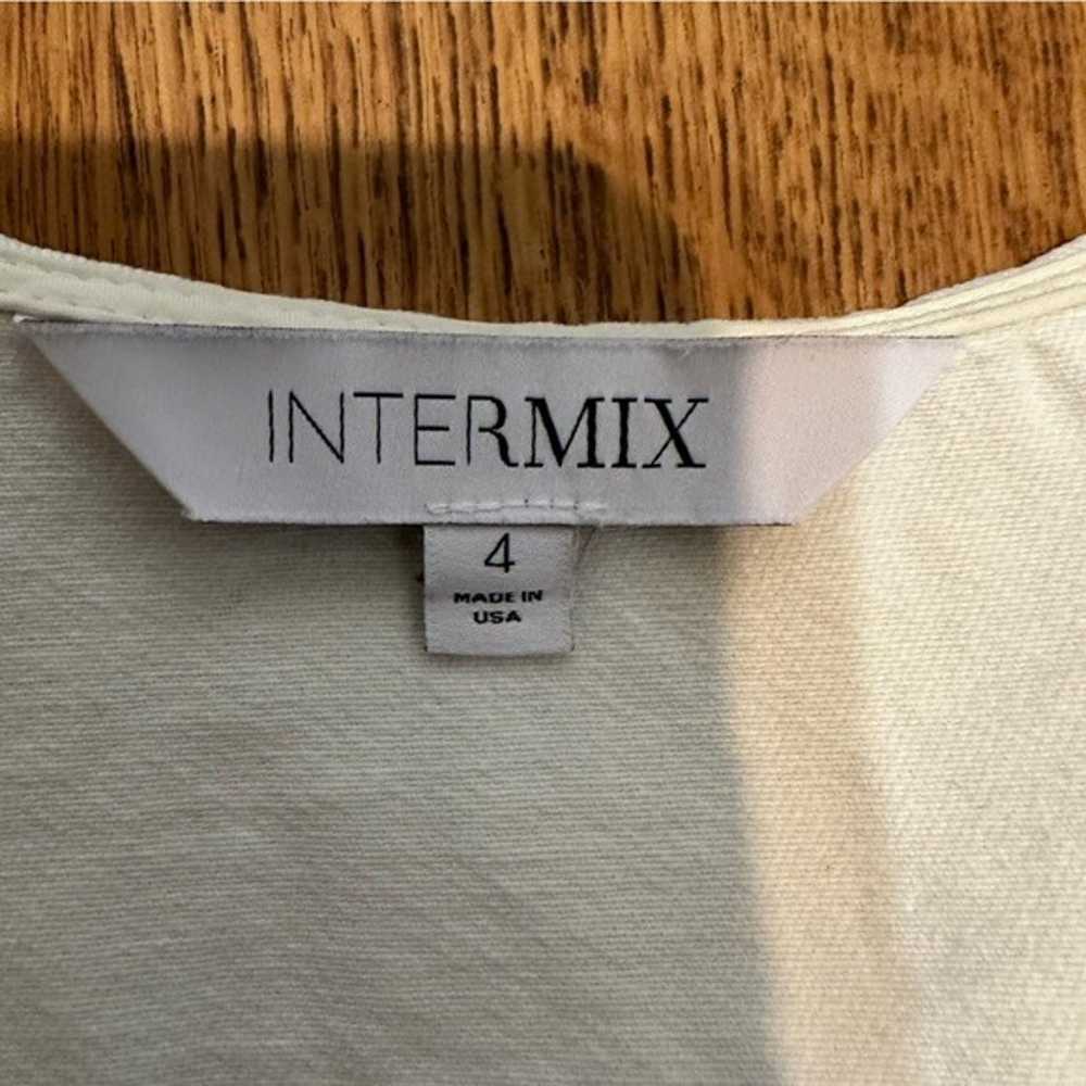 Intermix Off White Romper Sleeveless Back Tie Cut… - image 7