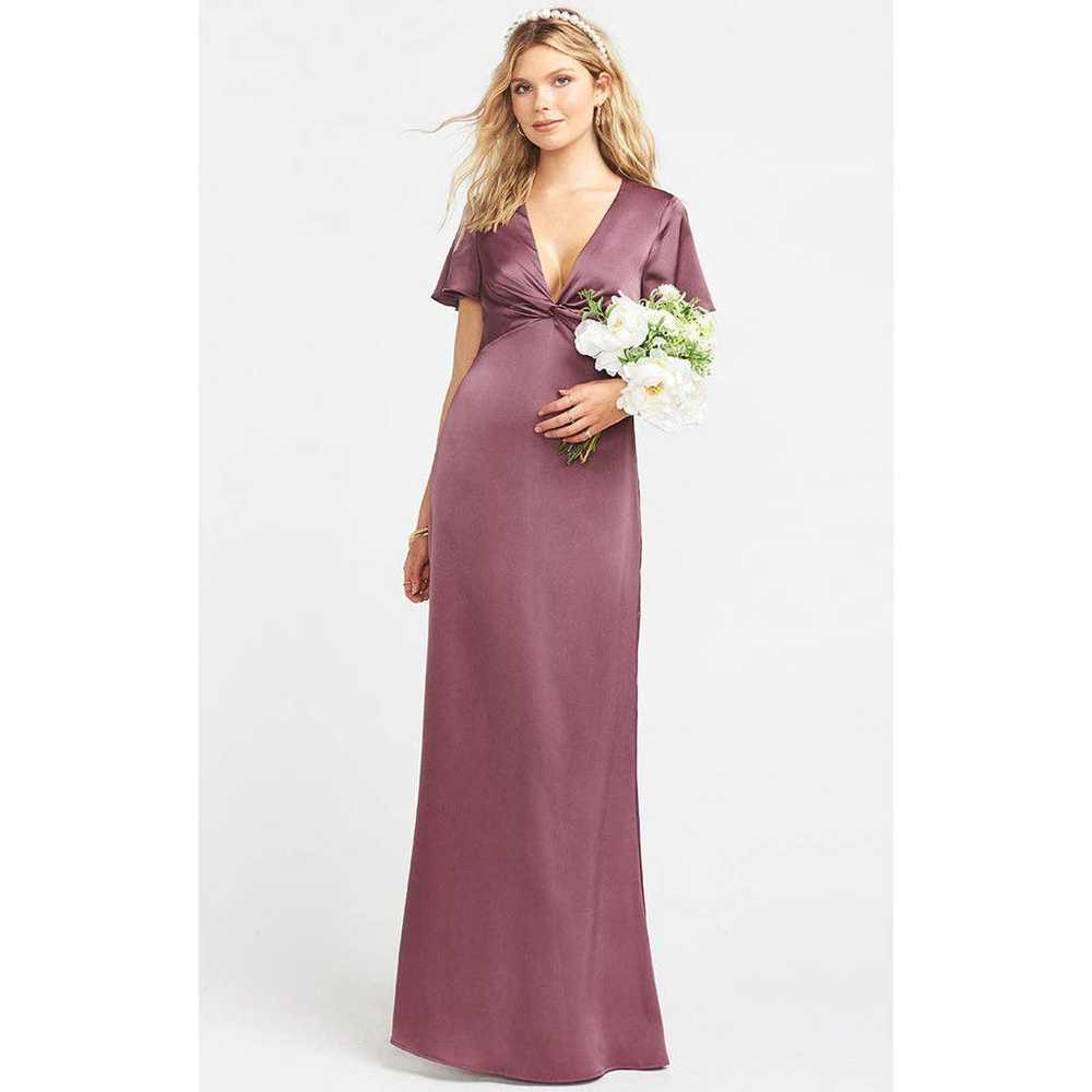 Show me your Mumu Rome Twist Gown Dusty Plum Luxe… - image 1