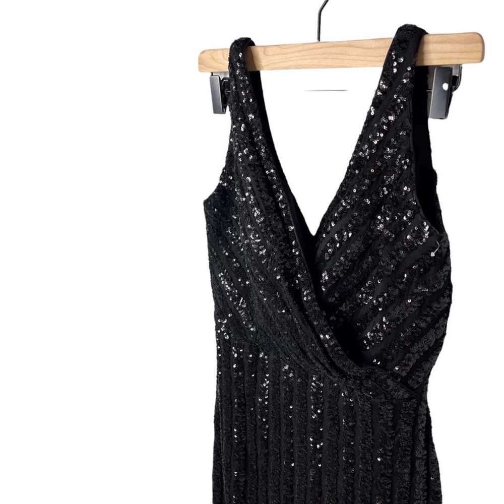 La Femme Short Sequin Party Cocktail Dress Black … - image 5