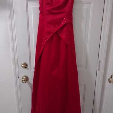 Formal dress, red, size 9/10, perfect condition, … - image 1
