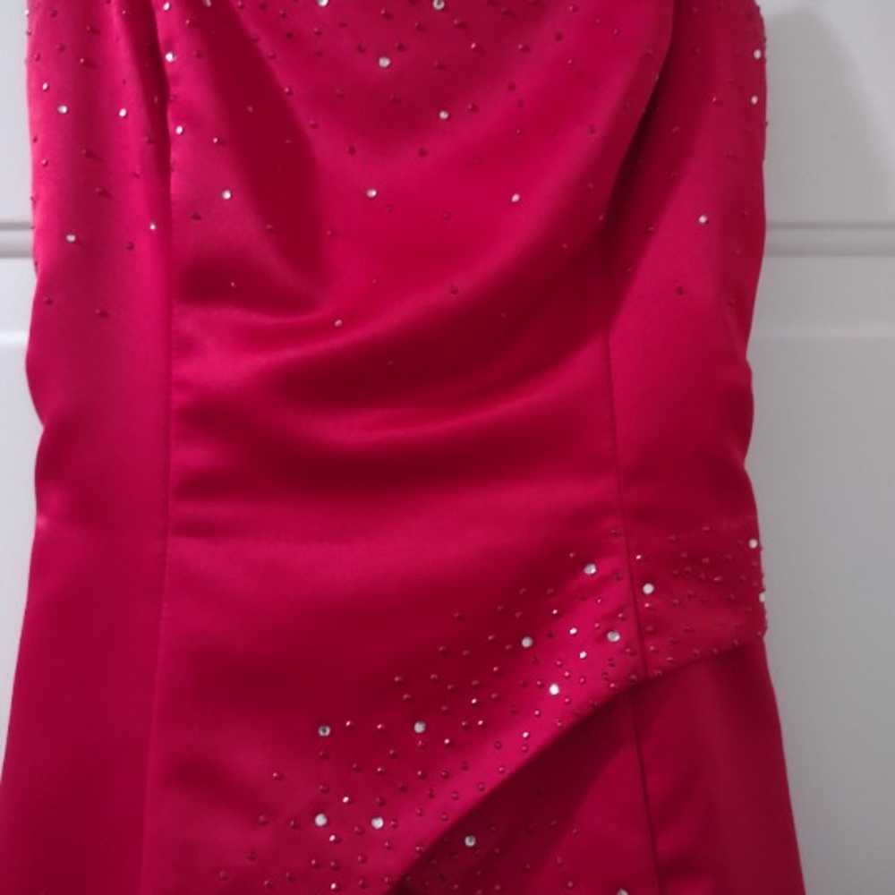 Formal dress, red, size 9/10, perfect condition, … - image 2