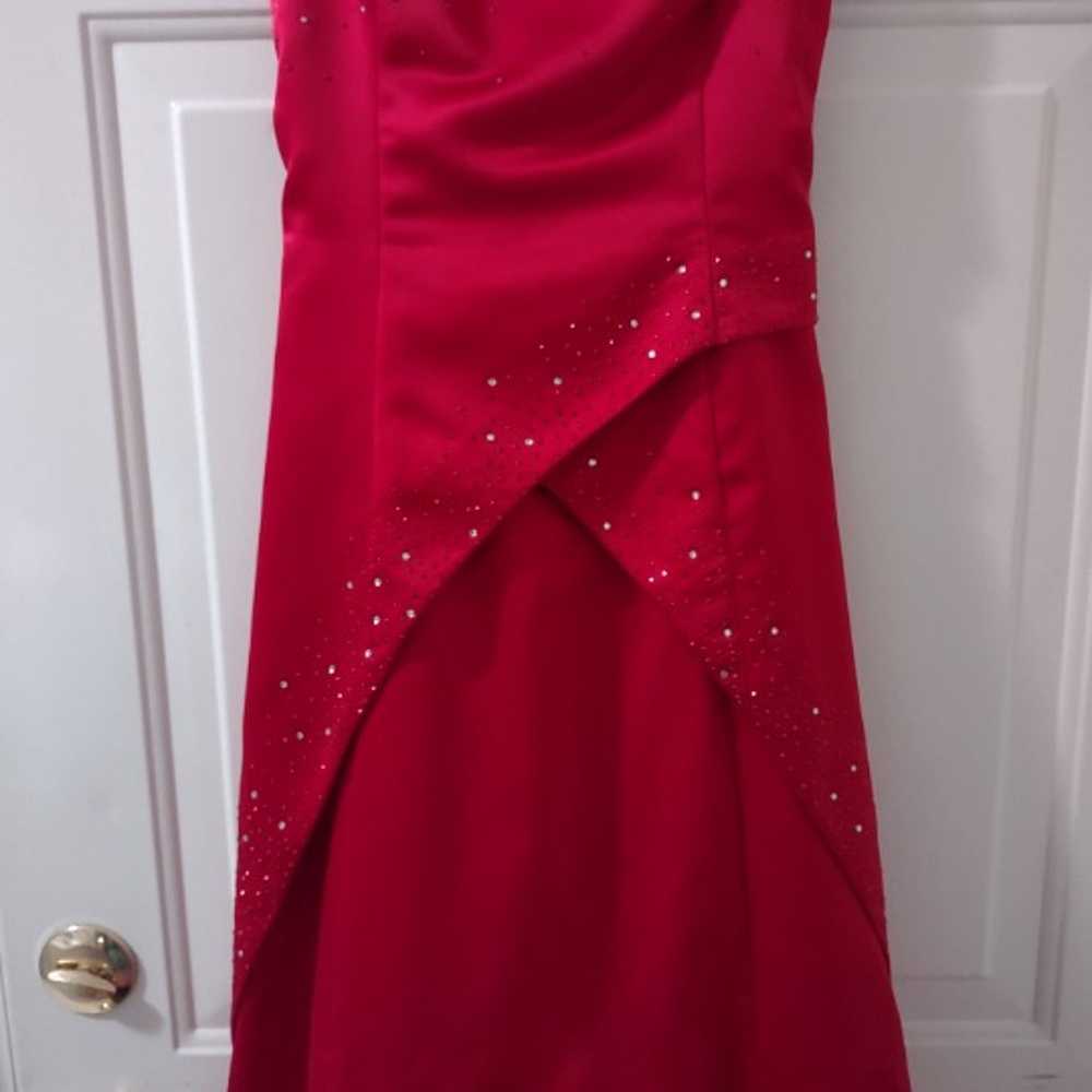 Formal dress, red, size 9/10, perfect condition, … - image 3