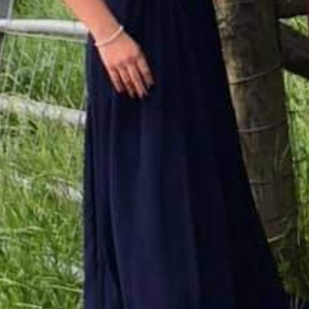 Navy Blue Prom Dress - image 3
